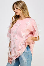 Pink Ribbon Detail R Neck Tunic