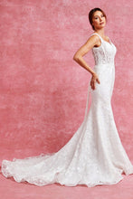Off White Off Shoulder Sweetheart Top Mermaid Wedding Dress