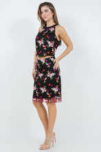 Black Embroidery Set Skirt And Sleeveless Blouse