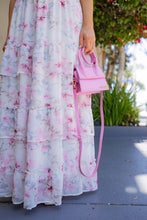 Ivory Print Chiffon Maxi Dress