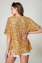 Gold Game Day Football Sparkly Top