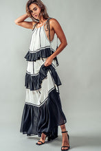 Ivory/Black Ursula Maxi Dress