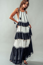 Ivory/Black Ursula Maxi Dress