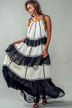 Ivory/Black Ursula Maxi Dress