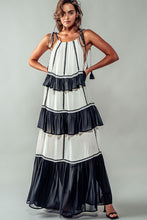 Ivory/Black Ursula Maxi Dress