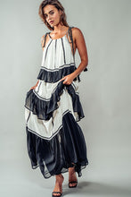 Ivory/Black Ursula Maxi Dress