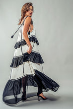 Ivory/Black Ursula Maxi Dress