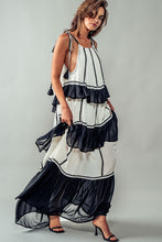 Ivory/Black Ursula Maxi Dress