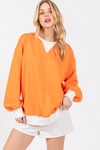 Orange/White Gameday French Terry Sweatshirt
