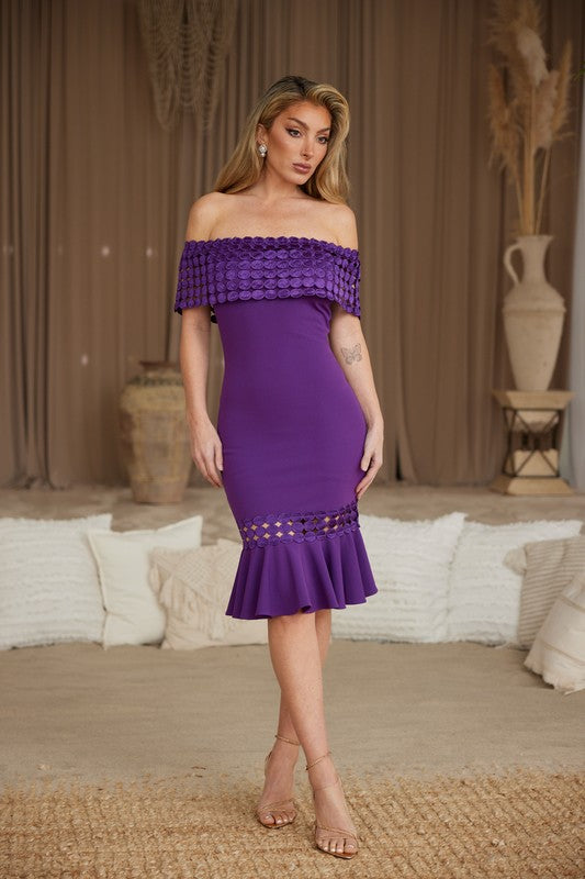 violet off the shoulder dress Off the Shoulder Purple Long Prom Dress with Leg Slit, Purple Off Shou jbydress