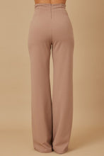 New Mocha High Waist Fashion Pants
