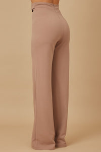 New Mocha High Waist Fashion Pants