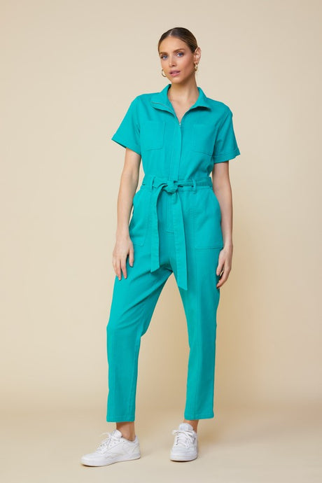 Emerald Utility Jumpsuit