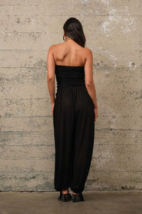 Black Tube Jumpsuit