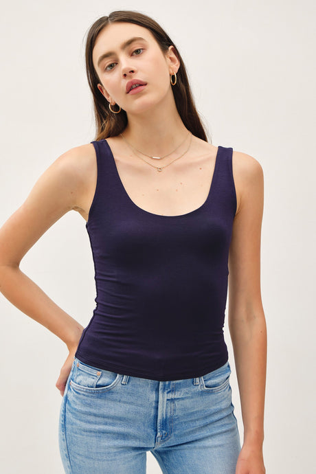 Ink New Color- Basic Scoop Neck Tank