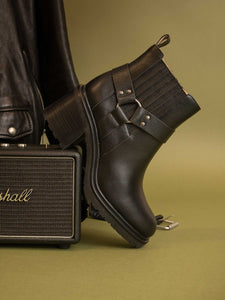 Black The Jayden - Motorcycle Booties