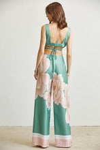 3D Floral Art Print Pant 2-PC Set