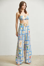 Multi Tropical Tile Art Print Pant 2-PC Set