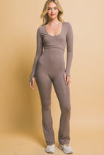 Truffle Jumpsuit Wrap Long Sleeve With Thumbholes