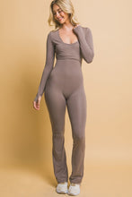 Truffle Jumpsuit Wrap Long Sleeve With Thumbholes