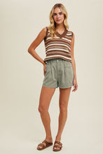 S.Olive Raw Edge Hem Denim Shorts