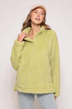 Sage Cozy Days Sherpa Jacket