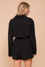 Black Effortless Elegance Airflow Romper
