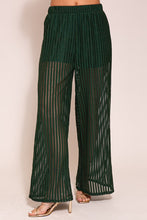 Hunter Green Set-Vacay Poly Lace Pants