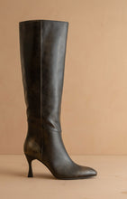 Black The Lexington - Pointed Toe Knee High Boots
