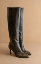 Black The Lexington - Pointed Toe Knee High Boots