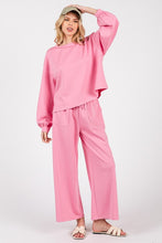 Pink Scuba Top And Pants Sets
