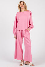 Pink Scuba Top And Pants Sets