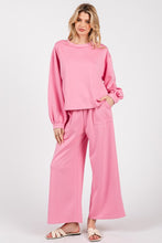 Pink Scuba Top And Pants Sets