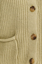 Lt Green Button Down Front Pocket Sweater Vest