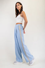 Denim Side Track Straight Leg Pants