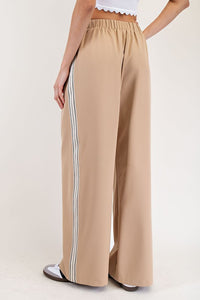 Coco Side Track Straight Leg Pants