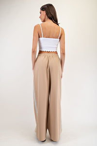 Coco Side Track Straight Leg Pants