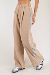 Coco Side Track Straight Leg Pants