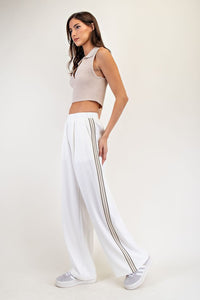 Off White Side Track Straight Leg Pants