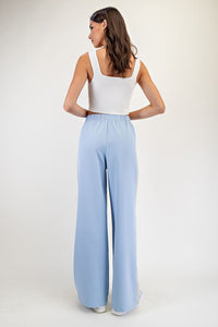 Denim Side Track Straight Leg Pants