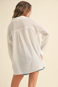 White Buttondown Basic Cotton Shirts