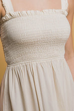 Chalk Smocked Maxi Dress