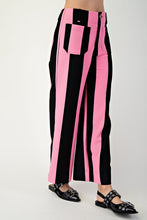 Pink Colette Cropped Wide-Leg Pants