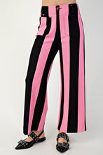 Pink Colette Cropped Wide-Leg Pants