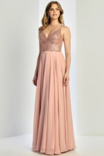 Blush Sleeveless Embellished Top A Line Dress