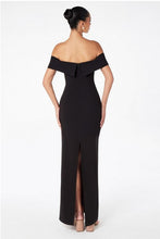 Black One Shoulder Long Evening Dress
