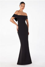 Black One Shoulder Long Evening Dress