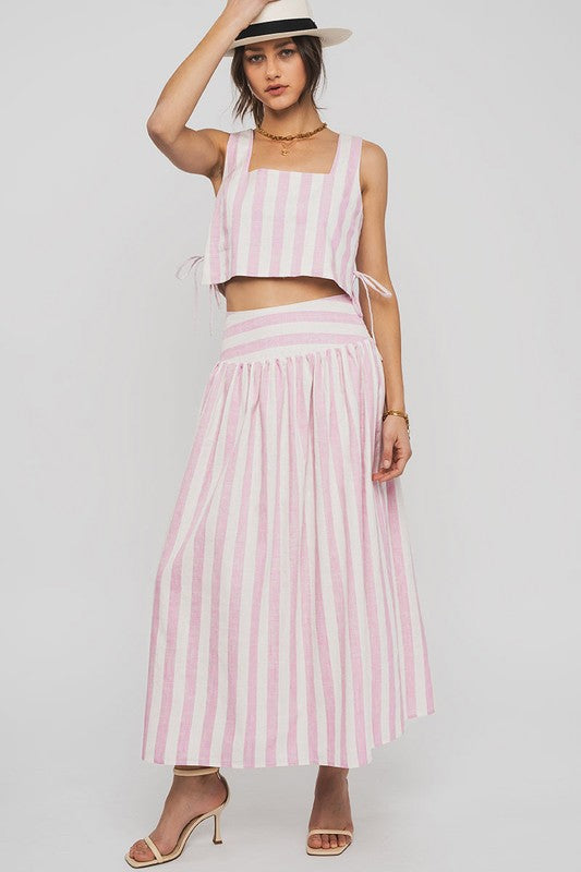 Pink The Tiffany Pastel Striped Set
