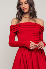 Red Petals Of A Rose Midi Dress