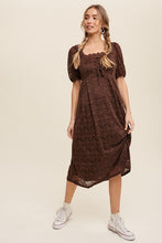 Cocoa Lace Midi Dress